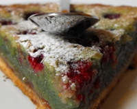 Tarte pistache & framboise façon amandine