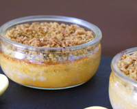 Douceur de citron et crumble de pistache