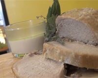 Rôti de porc au lait