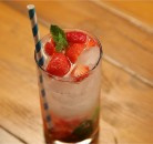 Mojito à la fraise sans alcool
