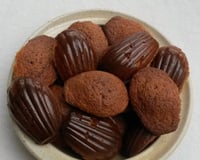 Madeleines vanille-chocolat