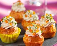 Une belle recette de cupcakes au saumon par gloria.