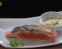 Saumon d'Alaska grillé à la béarnaise