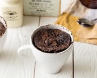 5 mug cakes 100% chocolat