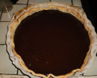 Tarte au chocolat noir