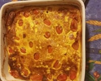Clafoutis de tomates au jambon