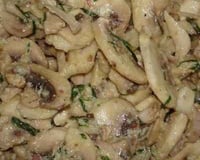 Salade de Champignons de Paris à la moutarde et au parmesan