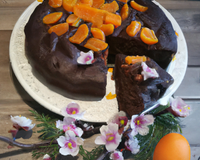 Gâteau choco-abricot de Pâques