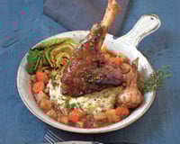 Souris d’agneau aux légumes racines