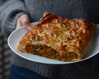 Tourte végétarienne façon welligton pie