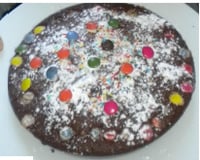 Gâteaux aux chocolat et smarties