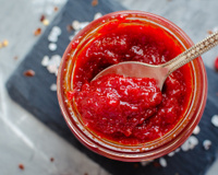 Confiture de poivron rouge économique