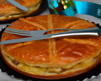 Galette des rois vanillée à la crème frangipane