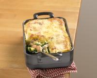 Lasagnes au saumon et aux épinards au Bello Gratinato Giovanni Ferrari, un plat qui fait voyager !