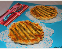 Quiche asperges, poulet et parmesan