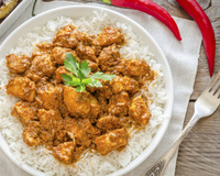 Curry de poulet aux petits légumes