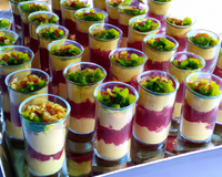 Petites verrines en parmentier