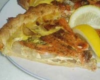 Tarte au saumon et endives