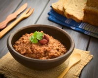 Purée de haricots rouges