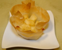 Croustillant de boudin blanc aux pommes