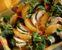 Salade de mâche aux clémentines