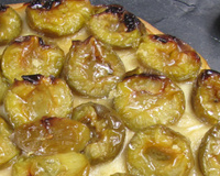 Tarte caramélisée à la Reine-Claude