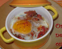 Œufs cocotte façon basquaise