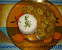 Curry de poulet à la mangue et sa sauce coco