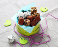 Truffes au chocolat en 3 versions