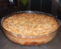Crumble aux pommes ou à la compote