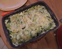 Gratin de courgettes aux ravioles de Romans