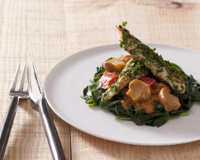 Fricassée d'aiguillettes de poulet fermier aux saveurs d'automne