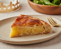 Galette des rois à la frangipane et aux pommes fondantes