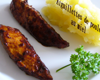 Aiguillettes de poulet au miel rapide