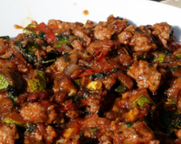 Mijotée de courgettes et farce au cuisimiel