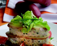 Millefeuille de Chérie et tartare de thon