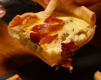 Tarte graphique aux asperges