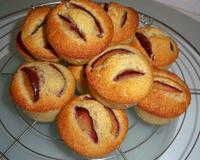 Petits gâteaux tendres aux prunes.