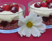 Tiramisu fraise - framboises
