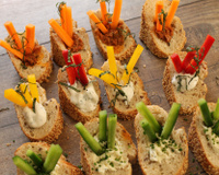 Mini-bouchées du potager