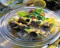 Brochettes de veau au citron