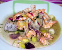 Recette avec thon et crevette