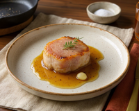 La côte de porc tendre et savoureuse