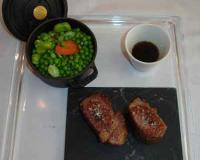 Noisette d'agneau accompagnée de ses petits légumes... un délice !
