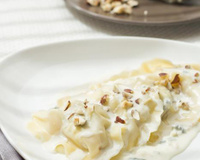 Ravioles à la Fourme d'Ambert et Magret de canard séché