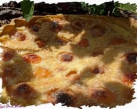 Tarte mousseuse aux abricots