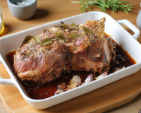 Echine de porc fermier caramélisée au four