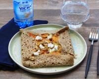 Une garniture qui change pour cette galette au sarrasin.