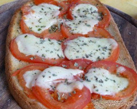 Bruschettas tomate mozaella