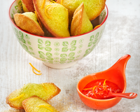 Madeleine au thé matcha